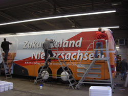 art-line Werbung Tangermünde Digitaldruck Busbeschriftung